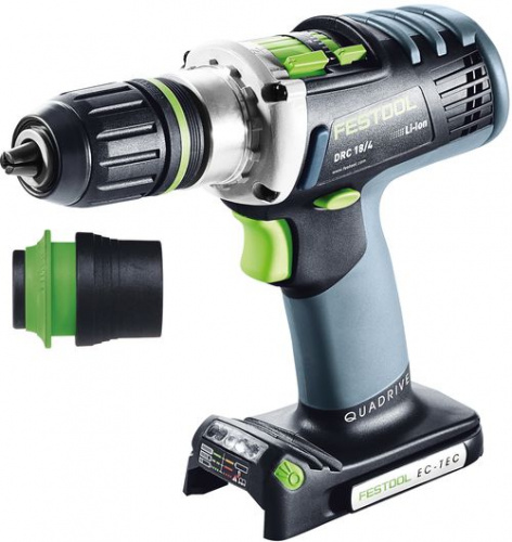 Festool Аккумуляторная дрель-шуруповёрт DRC 18/4-Basic QUADRIVE 576458